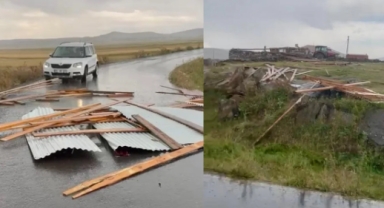 Kars'ta hortum paniği