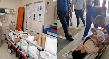 Kas hastasını kucağından düşürdü