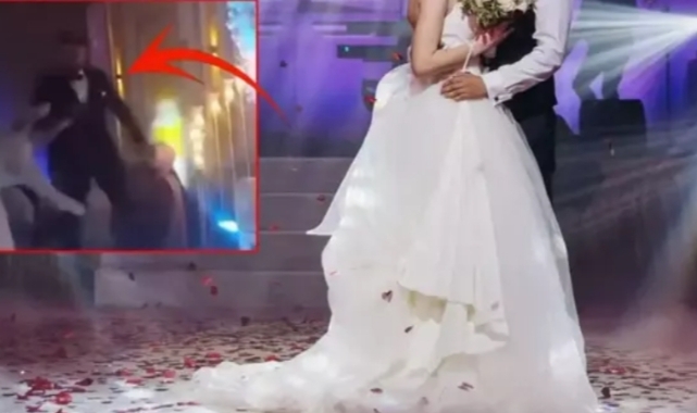 Kayınpeder, düğünde damada saldırdı!