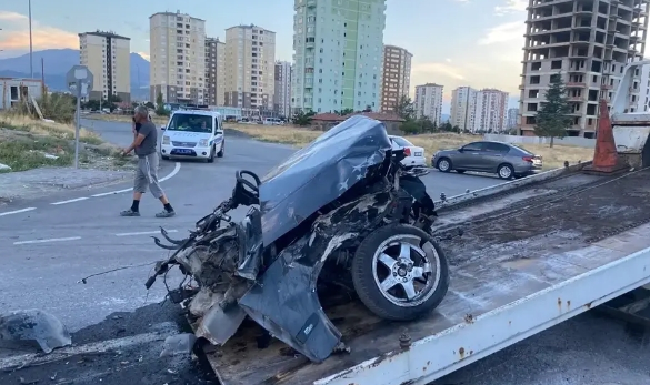Kayseri'de korkunç kaza