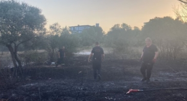 Man gal yaktılar 2 dönüm alanı kül ettiler