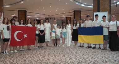 Savaş mağduru 50 Ukraynalı çocuk Büyükçekmece’de düzenlenen kampta buluştu