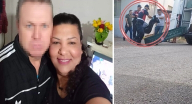 Sevgilisinin başını taşla ezdi 