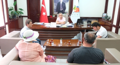 Türkiye Görme Engelliler Derneği Konya Şube Başkanı’ndan Kemer Belediye Başkan Yardımcısı Mehmet Derya Baytekin’e ziyaret 