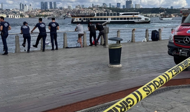 Üsküdar'da denize düşen kadın aranıyor