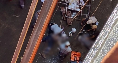 Yalova’da tersanede platform düştü