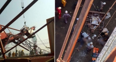 Yüksekten düşen 2 işçi yaşamını yitirdi