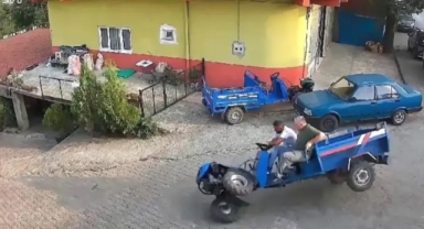 Zonguldak'ta patpat kazası 