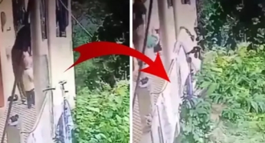 2 yaşındaki torununu aşağı attı