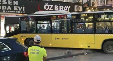 Bayrampaşa'da korkutan kaza