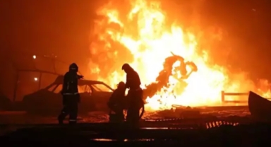 Benzin istasyonunda patlama