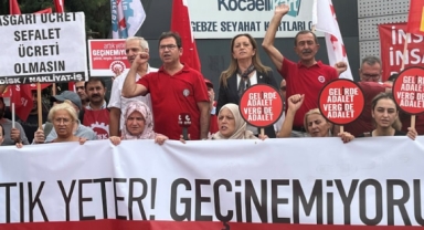 DİSK'in 'Geçinemiyoruz' eylemi