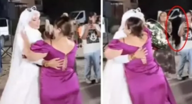 Gelin konukları uğurlarken damat kaçtı!