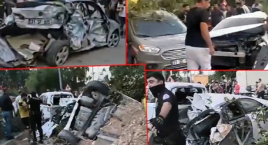 Hafriyat kamyonu önüne geleni biçti