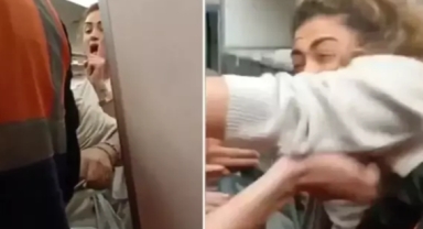 İbrahim Tatlıses'in kızı hostese saldırdı 