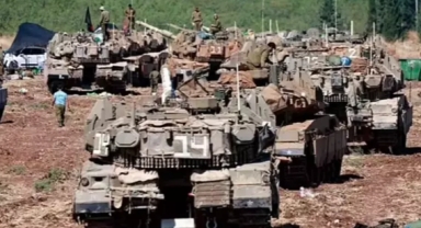 İsrail Lübnan sınırına yüzlerce tank konuşlandırdı
