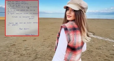 Kübra Aykut'un veda mektubu ortaya çıktı