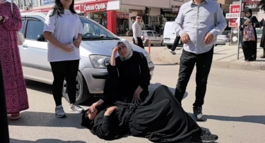 Önce çarptı sonra başından ayrılmadı