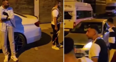 Silahlarla sokağa inip husumetlilerini tehdit ettiler