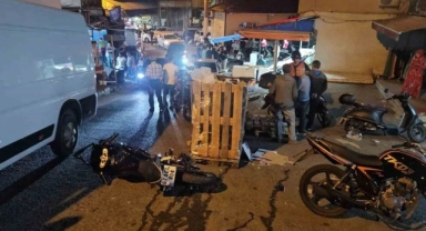 Tartıştığı motosikletliyi bilerek ezdi