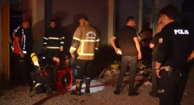 Tekstil Fabrikasında Yangın Çıktı