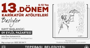 Tepebaşı'nda 13. Dönem Karikatür Atölyeleri İçin Kayıtlar Başlıyor