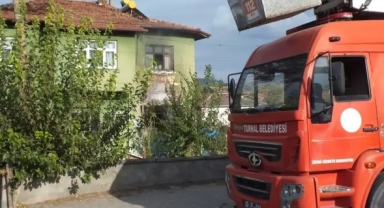 Tokat'ta Ev Yangınında Kadın Yaralandı 