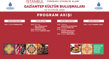 Yenikapı'da Geleneksel Kültür Buluşmaları Gaziantep ile Başladı