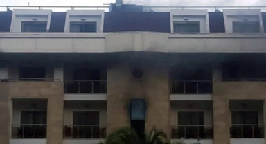 Antalya'da otel yangını