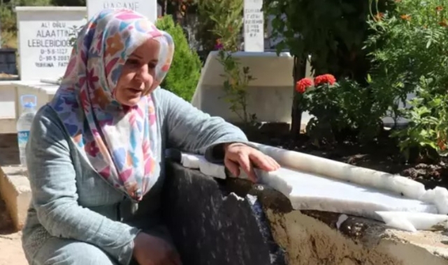 Eşinin mezarına gidince hayatının şokunu yaşadı