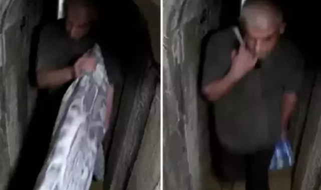 İsrail, Sinvar'ın yeni görüntülerini paylaştı