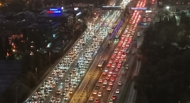 İstanbul'da akşam trafiği