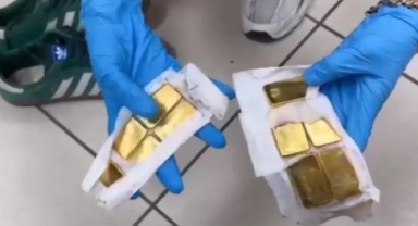 İzmir'de kaçak altın operasyonu