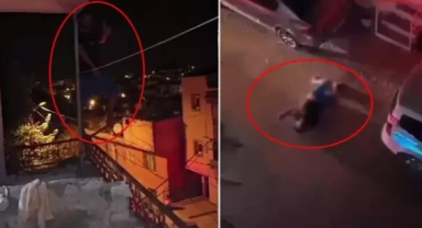 Kendini balkondan boşluğa bıraktı