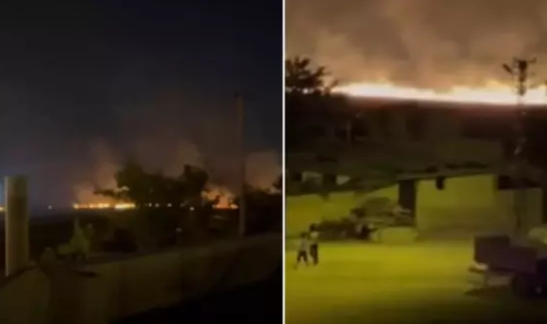Kilis'te mayınlı bölgeye 2 havan mermisi düştü!