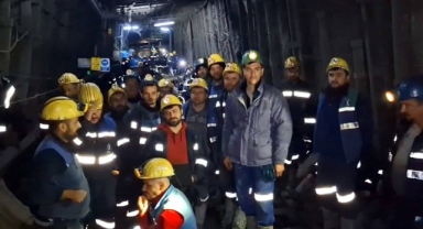 500 madencinin grevinde 24 saat geride kaldı