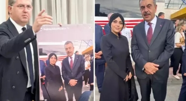 Bakan Tekin'in tartışılan pozu Meclis gündeminde