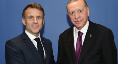 Erdoğan, Macron ile bir araya geldi