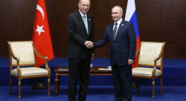 Erdoğan Putin'le görüştü