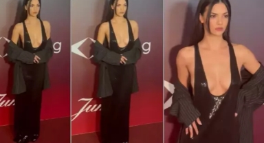 Genç oyuncunun göğüs dekoltesi olay oldu 