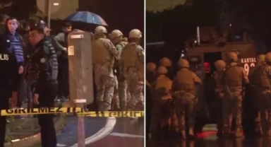 İsrail Konsolosluğu önünde hareketli saatler 