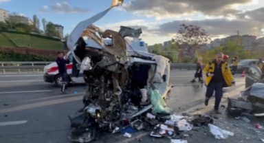 İstanbul Sarıyer'de feci kaza