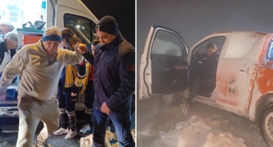 Kar nedeniyle yolda kalan 27 kişi kurtarıldı