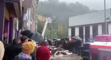 Rize Çayeli'de heyelan