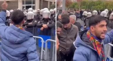 'Vali çık lan buraya' diyen gösterici tutuklandı