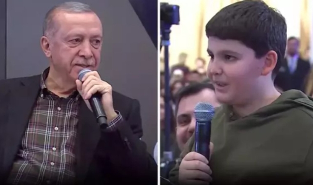 Cumhurbaşkanı Erdoğan'la torununun diyaloğu gülümsetti