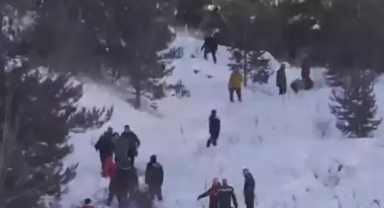 Erzurum'da çığ faciası 