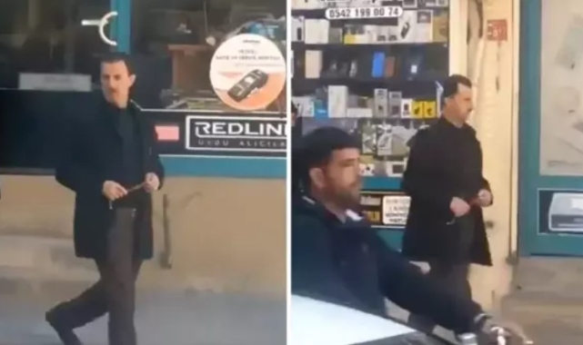 Esad'a benzeyen adamın görüntüsü viral oldu