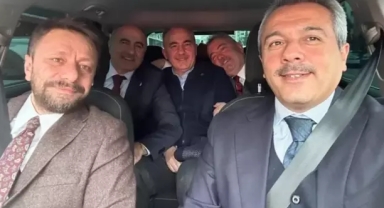 Rize Valisi milletvekillerine şoförlük yaptı