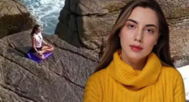 Yoga yapan Rus oyuncuyu dalgalar yuttu